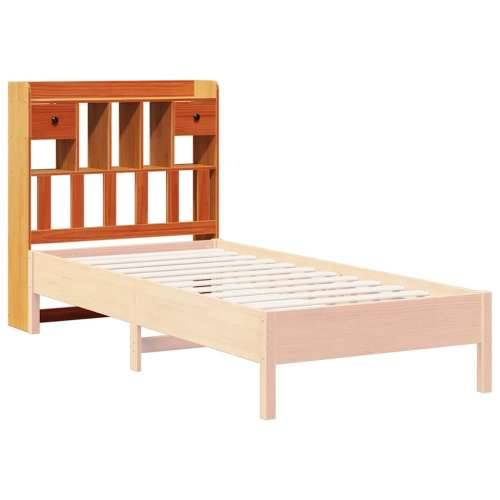 Uzglavlje sa spremištem voštano smeđe 75 cm od masivne borovine - Voštano smeđa 75 cm 1 Cijena