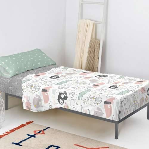 Set posteljine HappyFriday Best buddies Pisana Krevet od 80/90 2 Dijelovi Cijena
