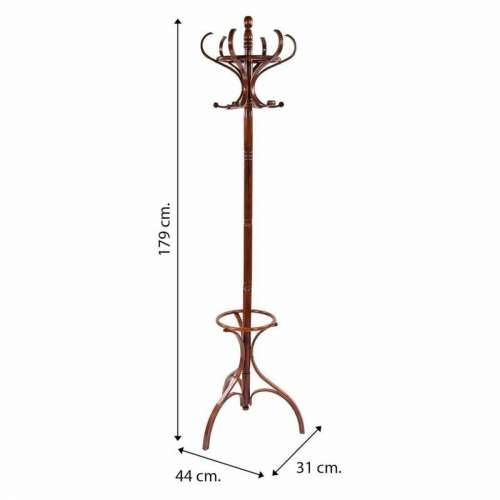 Mēteļu stends Alexandra House Living Smeđa 44 x 179 x 31 cm Cijena
