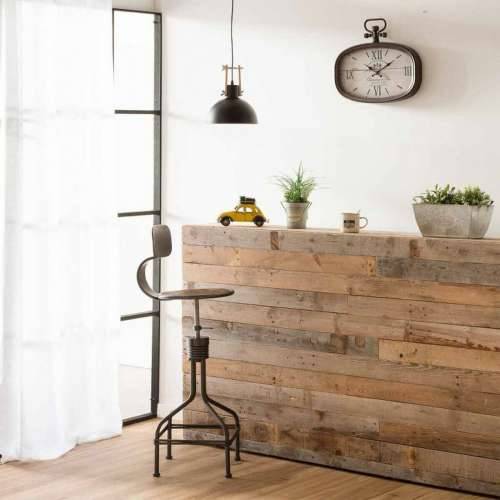 Zidni sat Alexandra House Living Bijela Smeđa Metal 45 x 2 x 40 cm Cijena