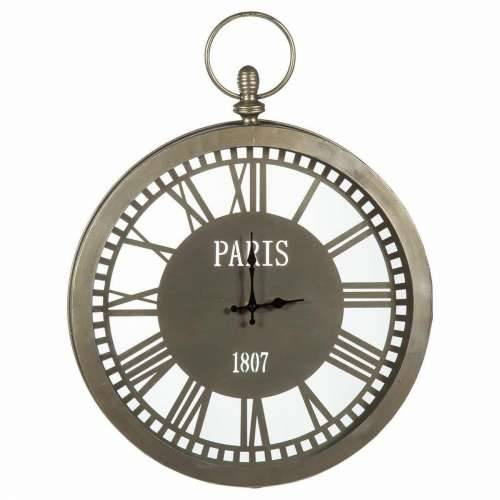 Zidni sat Alexandra House Living Crna Metal 5 x 60 x 46 cm Cijena