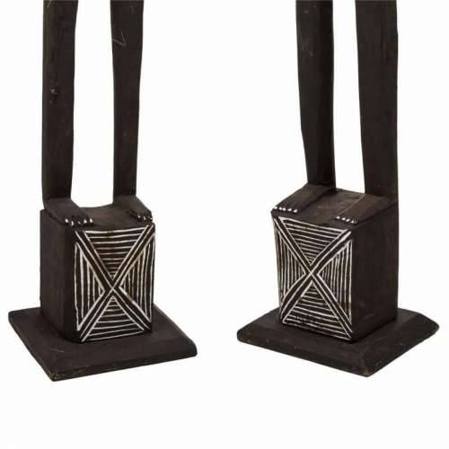 Set figura Alexandra House Living Smeđa Drvo Etnički 11 x 100 x 11 cm 2 Dijelovi Cijena