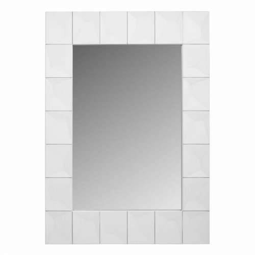 Zidno ogledalo Alexandra House Living Bijela 4 x 119 x 84 cm Pravokutno Cijena