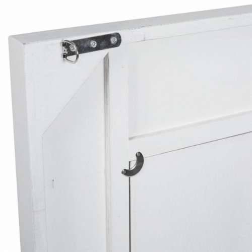 Zidno ogledalo Alexandra House Living Bijela 4 x 119 x 84 cm Pravokutno Cijena