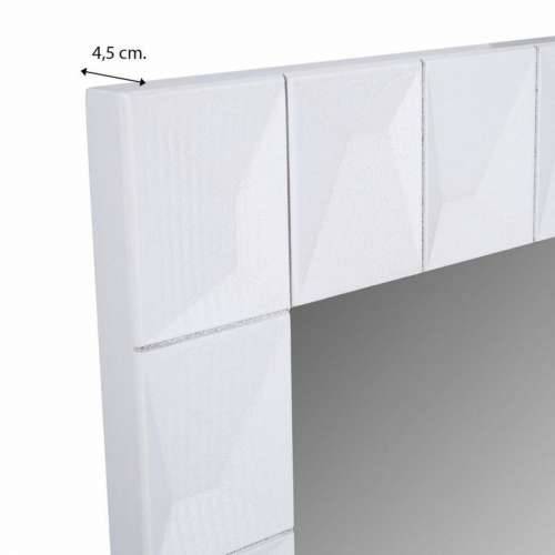 Zidno ogledalo Alexandra House Living Bijela 4 x 119 x 84 cm Pravokutno Cijena