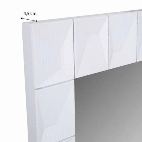 Zidno ogledalo Alexandra House Living Bijela 4 x 119 x 84 cm Pravokutno Cijena