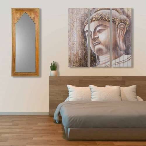 Slika Alexandra House Living Asia Jelovina Drvo MDF 150 x 4 x 50 cm Cijena
