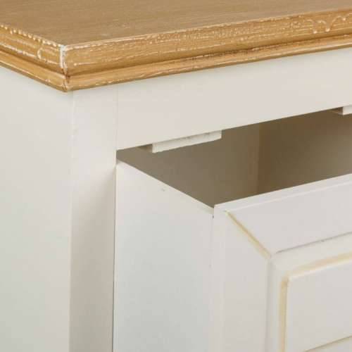 Ormarić za hodnik Alexandra House Living Bijela Prirodno borovina Drvo MDF 32 x 84 x 66 cm Cijena