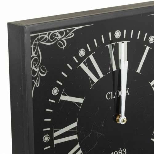 Zidni sat Alexandra House Living Crna Staklo Željezo Drvo MDF 76 x 3 x 36 cm Cijena