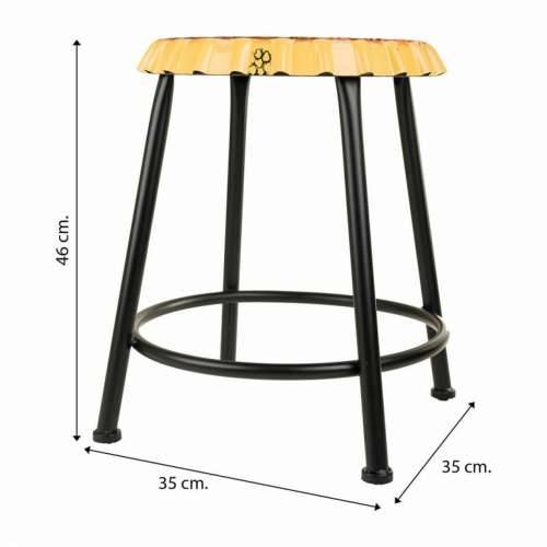 Tabure Alexandra House Living Metal Željezo 35 x 46 x 35 cm Cijena