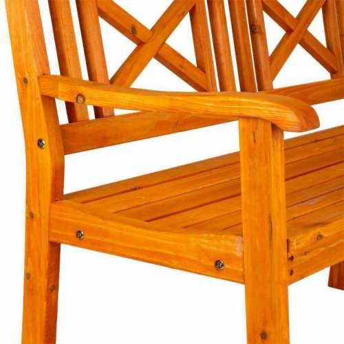 Klupa Alexandra House Living Oranžna Jelovina 65 x 68 x 120 cm Cijena