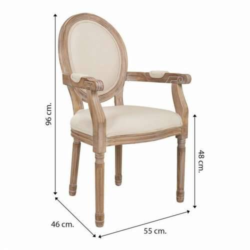 Blagavaonska stolica Alexandra House Living Bež 46 x 96 x 55 cm Cijena