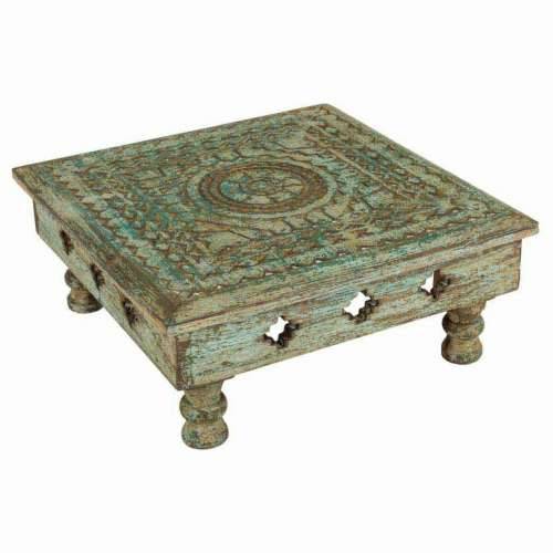 Stolić za dnevni boravak Alexandra House Living Plava 33 x 14 x 33 cm Cijena