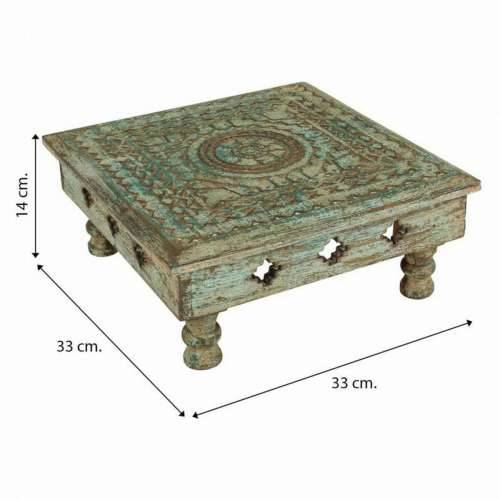 Stolić za dnevni boravak Alexandra House Living Plava 33 x 14 x 33 cm Cijena