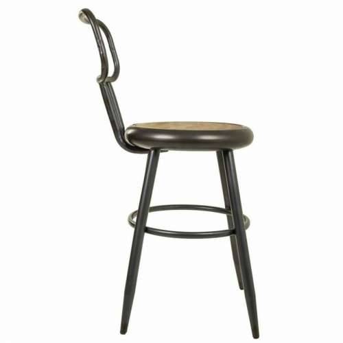 Tabure Alexandra House Living Smeđa Siva Drvo Metal 54 x 92 x 42 cm Cijena