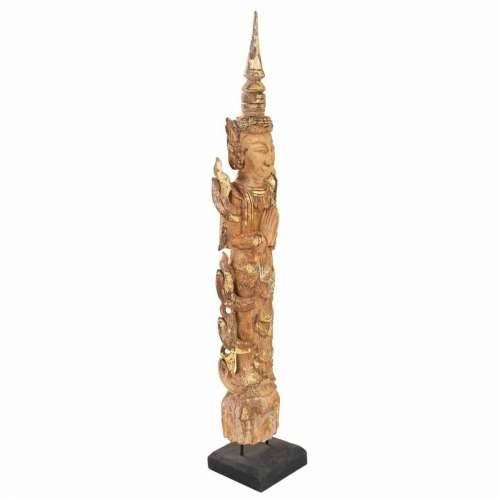 Ukrasna figura Alexandra House Living Smeđa Drvo 7 x 76 x 12 cm Cijena