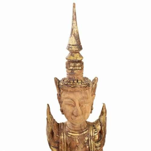 Ukrasna figura Alexandra House Living Smeđa Drvo 7 x 76 x 12 cm Cijena