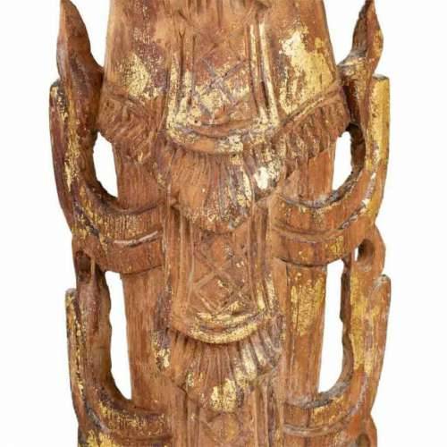 Ukrasna figura Alexandra House Living Smeđa Drvo 7 x 76 x 12 cm Cijena