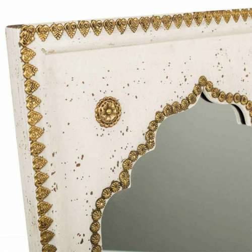 Zidno ogledalo Alexandra House Living zlatan 2 x 51 x 40 cm Pravokutno Cijena