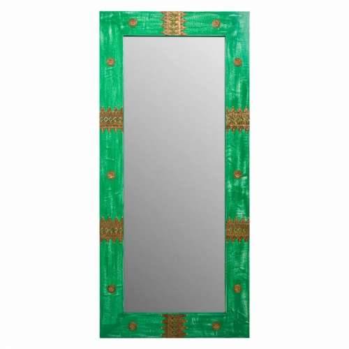 Zidno ogledalo Alexandra House Living Zelena zlatan 1 x 113 x 52 cm Pravokutno Cijena