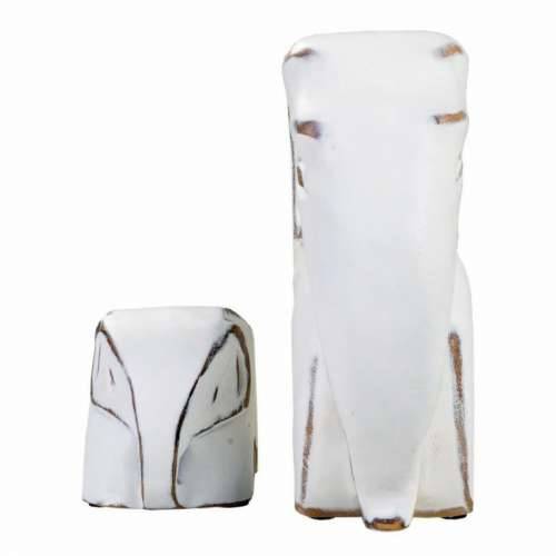 Ukrasna figura Alexandra House Living Bijela Polirezin Slon 8 x 21 x 25 cm Cijena