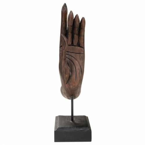 Ukrasna figura Alexandra House Living Smeđa Crna Metal Polirezin ruka 12 x 43 x 17 cm Cijena
