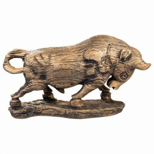 Ukrasna figura Alexandra House Living zlatan Polirezin Bik 18 x 30 x 53 cm Cijena
