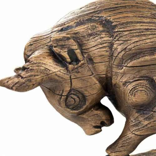 Ukrasna figura Alexandra House Living zlatan Polirezin Bik 18 x 30 x 53 cm Cijena