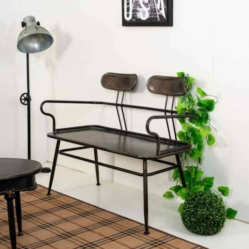 Klupa Alexandra House Living Smeđa Metal 53 x 88 x 122 cm Cijena