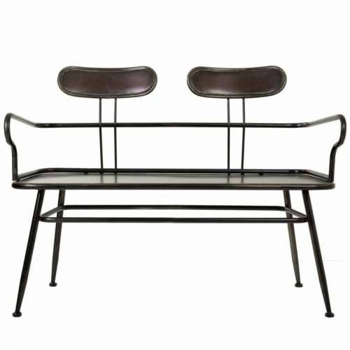 Klupa Alexandra House Living Smeđa Metal 53 x 88 x 122 cm Cijena