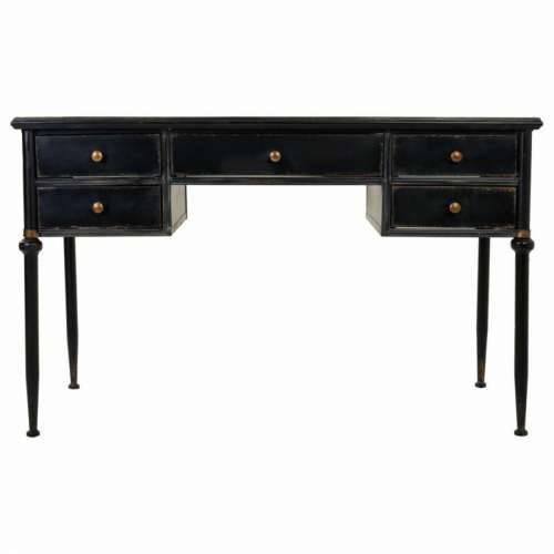 Pisaći stol Alexandra House Living Crna Metal 75 x 75 x 122 cm Cijena