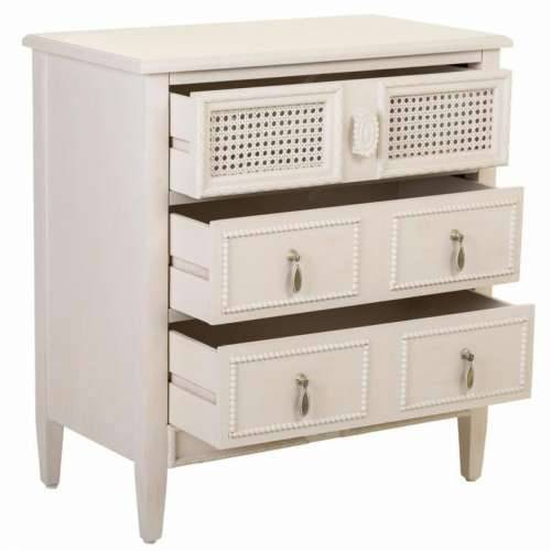 Komoda Alexandra House Living Siva Roza Ratan Jelovina Drvo MDF 36 x 70 x 65 cm Cijena