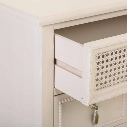 Komoda Alexandra House Living Siva Roza Ratan Jelovina Drvo MDF 36 x 70 x 65 cm Cijena