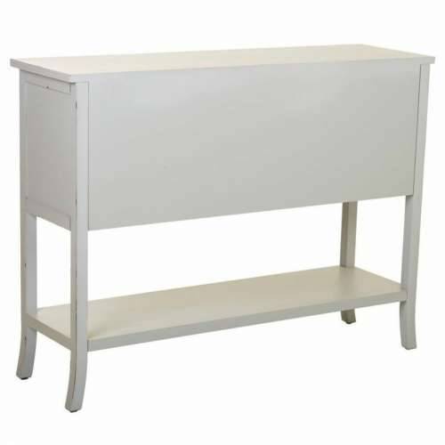 Ormarić za hodnik Alexandra House Living Siva Staklo Jelovina 37 x 91 x 121 cm Cijena