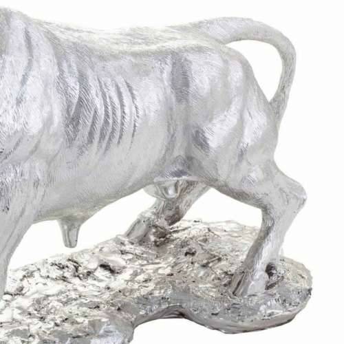 Ukrasna figura Alexandra House Living Srebro Polirezin Bik 17 x 32 x 43 cm Cijena