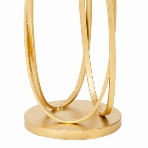Pomoćni stolić Alexandra House Living Zlato Staklo Drvo MDF 35 x 61 x 35 cm Cijena