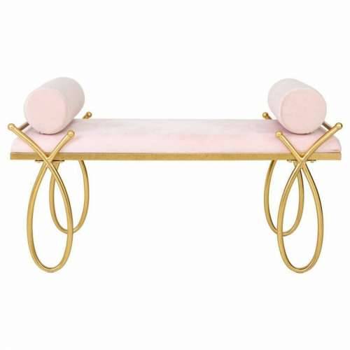 Stolac Alexandra House Living Zlato Metal Éponge Drvo MDF 49 x 53 x 112 cm Cijena