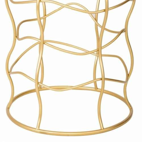Pomoćni stolić Alexandra House Living Zlato Metal 46 x 60 x 46 cm Cijena