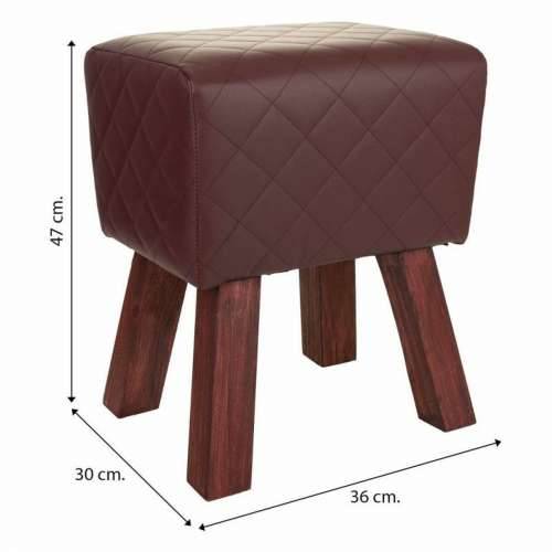 Tabure Alexandra House Living PVC Drvo MDF 30 x 47 x 36 cm Cijena