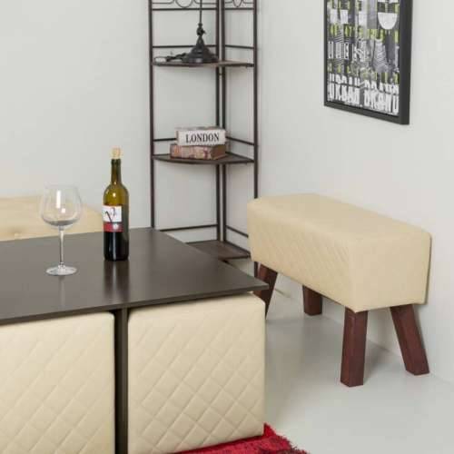 Tabure Alexandra House Living PVC Drvo MDF 30 x 47 x 72 cm Cijena