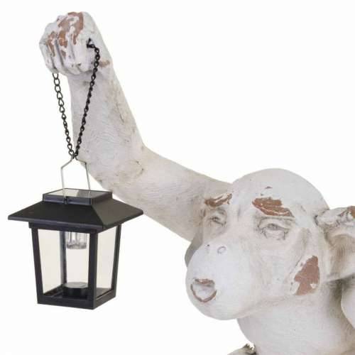 Ukrasna figura Alexandra House Living Bijela magnezij Majmun 35 x 58 x 36 cm Cijena