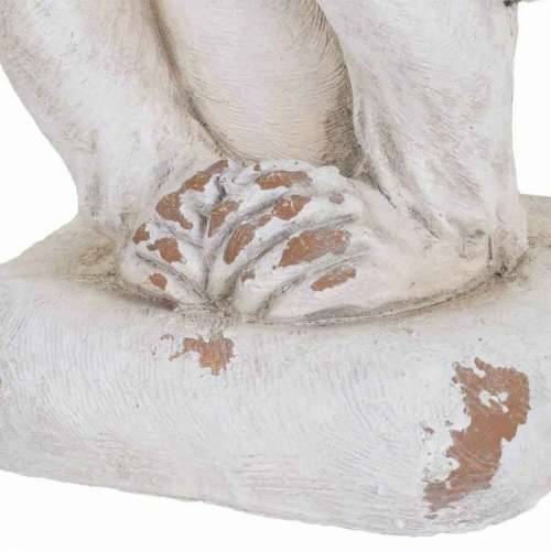 Ukrasna figura Alexandra House Living Bijela magnezij Majmun 35 x 58 x 36 cm Cijena