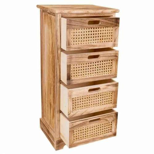 Ormarić s ladicama Alexandra House Living trska Paulovnija 29 x 75 x 35 cm Cijena