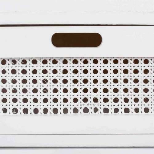 Ormarić s ladicama Alexandra House Living Bijela trska Paulovnija Drvo MDF 29 x 75 x 35 cm Cijena