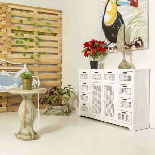 Ormarić za hodnik Alexandra House Living Bijela Paulovnija Drvo MDF 33 x 78 x 113 cm Cijena