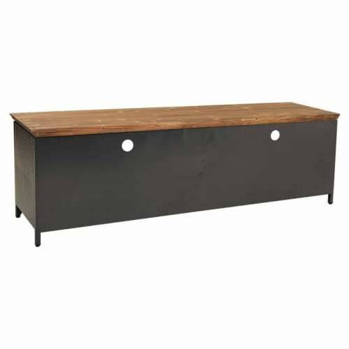 Višenamjenska komoda Alexandra House Living Smeđa Siva Drvo Metal Staklo 41 x 50 x 161 cm Cijena