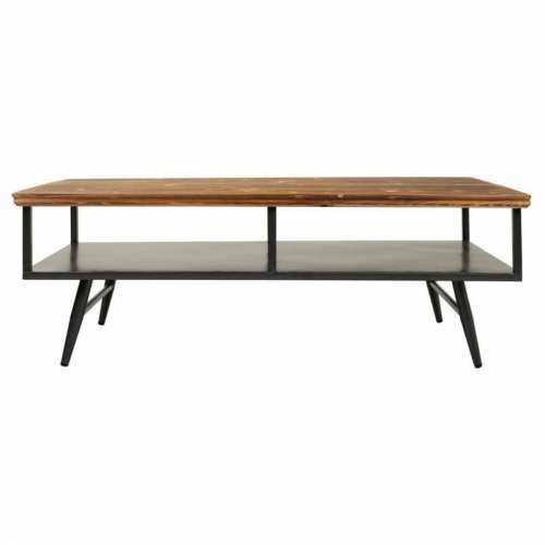 Stolić za dnevni boravak Alexandra House Living Smeđa Siva Metal Drvo Manga 65 x 44 x 125 cm Cijena