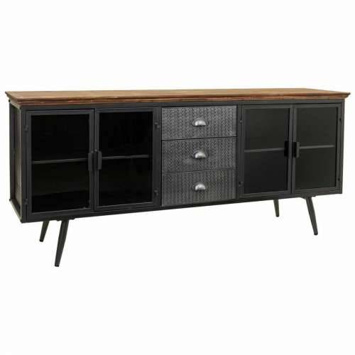 Ormarić za hodnik Alexandra House Living Smeđa Siva Drvo Metal 42 x 74 x 164 cm Cijena