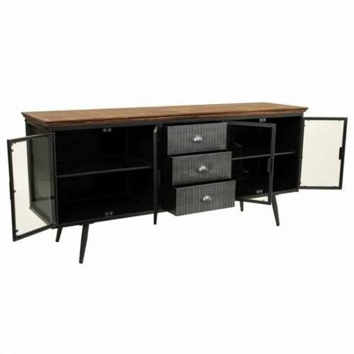 Ormarić za hodnik Alexandra House Living Smeđa Siva Drvo Metal 42 x 74 x 164 cm Cijena
