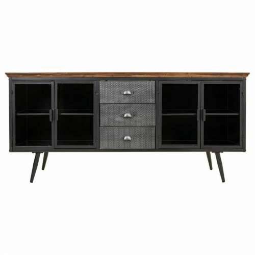 Ormarić za hodnik Alexandra House Living Smeđa Siva Drvo Metal 42 x 74 x 164 cm Cijena